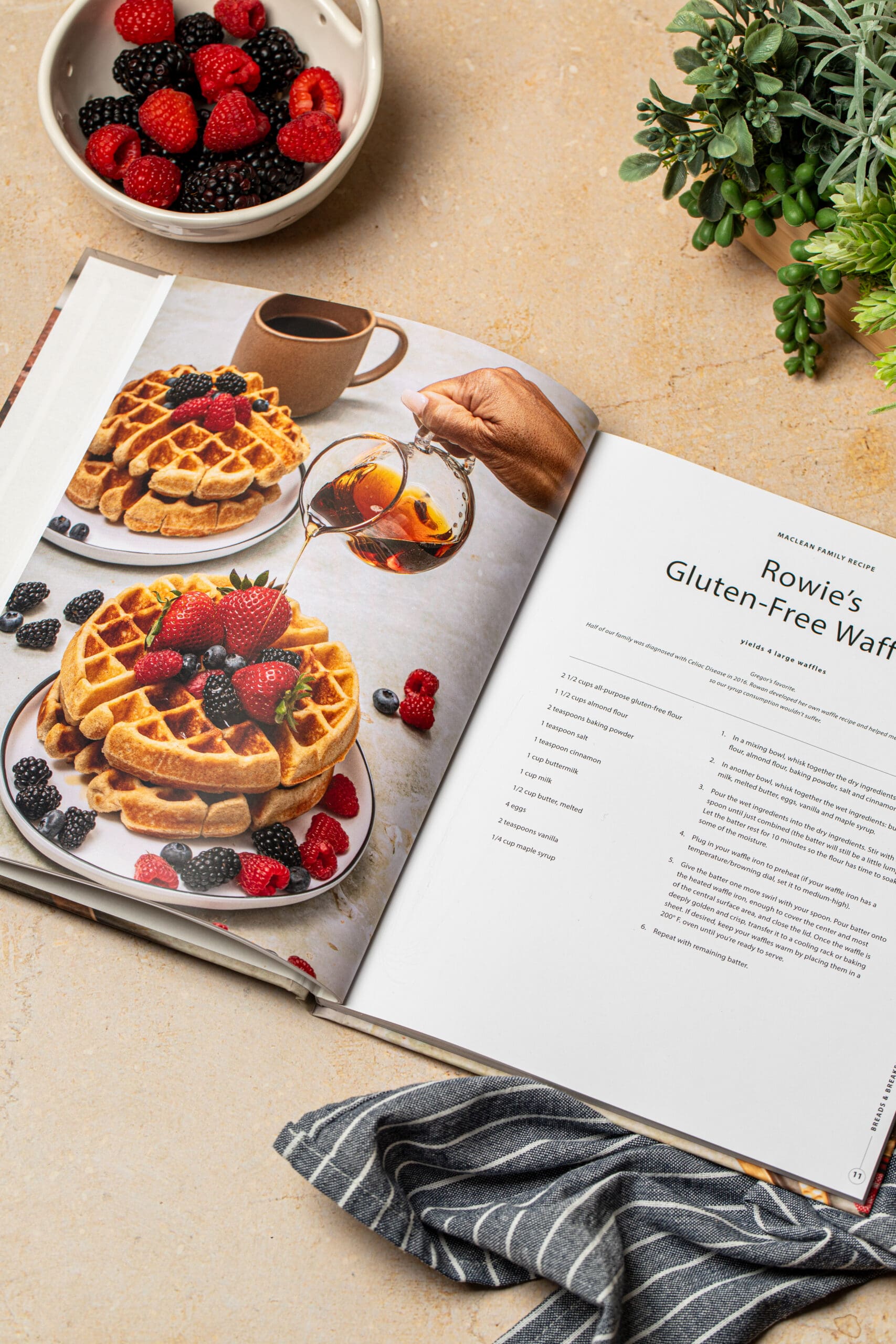 A corporate gifted custom cookbook