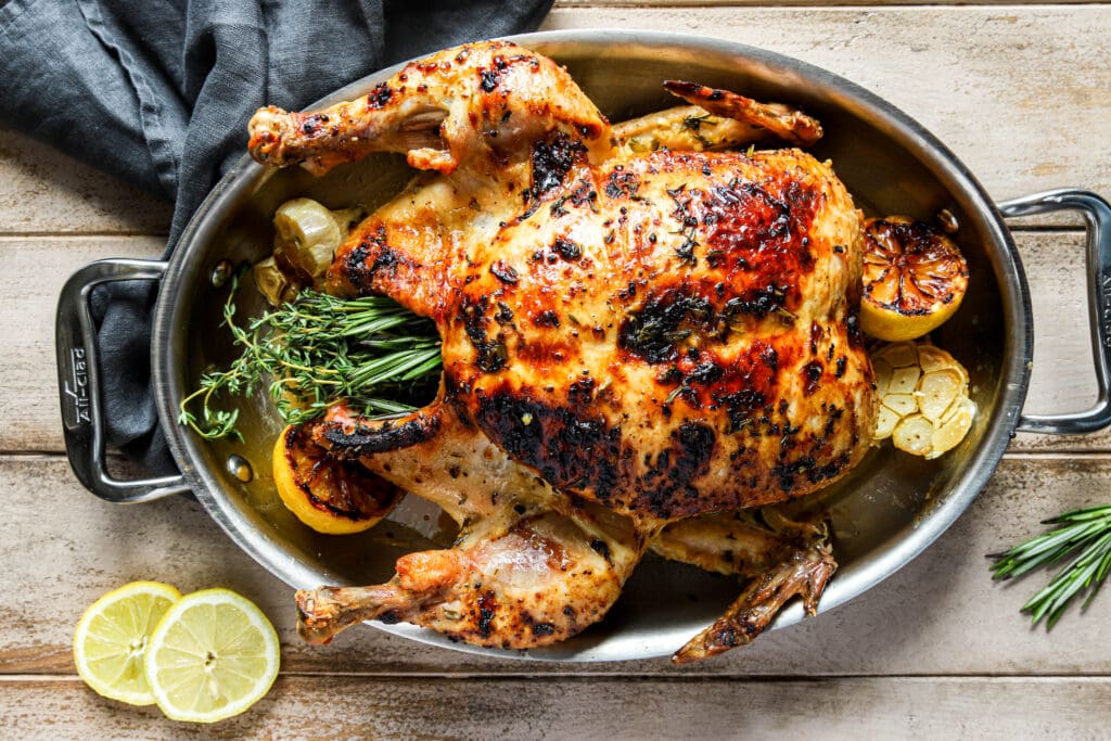 A traditional family recipe for roasted chicken